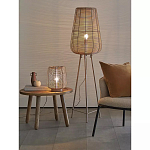 Торшер с плетеным металлическим плафоном Wicker Iron Lamp варинант исполнения - 4 | Loft Concept в Тюмени