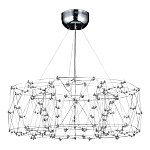 Люстра с тонкой металлической конструкцией цвета хром Quasar варинант исполнения - 1 | Loft Concept в Тюмени