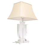 Настольная лампа хрустальная с бежевым абажуром Perfect варинант исполнения - 2 | Loft Concept в Тюмени