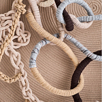 Круглое Дизайнерское Панно Дюна Round Panel Dune варинант исполнения - 5 | Loft Concept в Тюмени