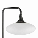 Торшер с белым стеклянным плафоном в форме эллипса Kernel варинант исполнения - 2 | Loft Concept в Тюмени