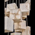 Люстра подвесная с квадратными плафонами из натурального камня Glowing Spheres варинант исполнения - 4 | Loft Concept в Тюмени