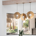 Подвесной светильник в форме золотых дисков Minimalist Lighting Fixture варинант исполнения - 4 | Loft Concept в Тюмени