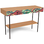 Консоль с принтом на ящиках Elise Console Table варинант исполнения - 11 | Loft Concept в Тюмени