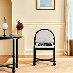 Дизайнерский стул деревянный с полукруглой спинкой Highquality варинант исполнения - 3 | Loft Concept в Тюмени