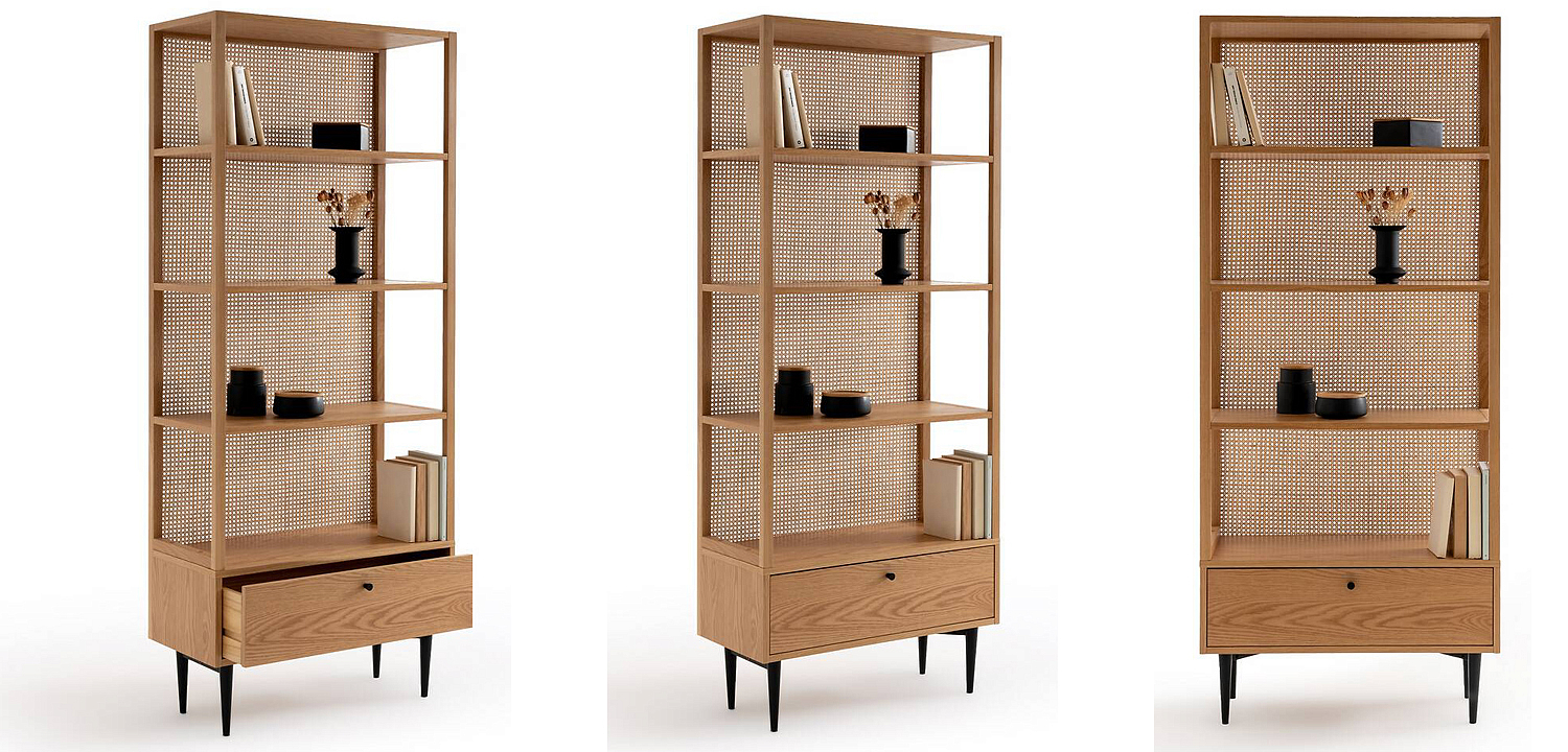 Стеллаж Agnar Wicker Rack Стеллаж Agnar Wicker Rack - Loft-Concept в Тюмени