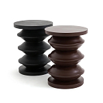 Фигурный приставной столик бордового цвета  AMORPHOUS варинант исполнения - 2 | Loft Concept в Тюмени