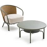 Садовое кресло с каркасом из стали Kenneth Chair варинант исполнения - 8 | Loft Concept в Тюмени