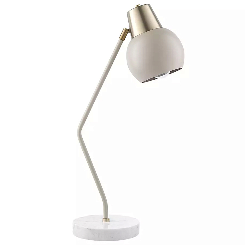 Настольная лампа с регулируемым плафоном Adjustable Lamp Бежевый Сливовый Настольная лампа с регулируемым плафоном Adjustable Lamp Бежевый Сливовый в Тюмени | Loft Concept