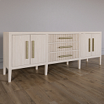 Большая VT-тумба Primo шпон Светлый дуб варинант исполнения - 3 | Loft Concept в Тюмени