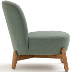 Кресло на деревянных ножках Olguin Green Chair варинант исполнения - 3 | Loft Concept в Тюмени