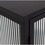 Сервант двухдверный с рифленым стеклом The Keeper варинант исполнения - 3 | Loft Concept в Тюмени