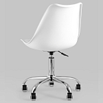 Офисный стул на металлическом основании EGGERY White варинант исполнения - 6 | Loft Concept в Тюмени