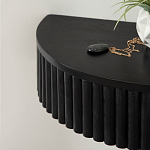 Прикроватный подвесной столик с ящиком черный Bedside Hanging Table варинант исполнения - 4 | Loft Concept в Тюмени