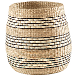 Круглая корзина из плетеного тростника Marjani Wicker Basket варинант исполнения - 1 | Loft Concept в Тюмени