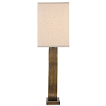 Настольная лампа с корпусом в форме кольца и прямоугольным абажуром French Ring варинант исполнения - 4 | Loft Concept в Тюмени