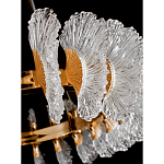 Люстра круглая с фактурными элементами в виде ракушек Inspired Sea варинант исполнения - 3 | Loft Concept в Тюмени