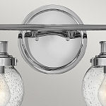 Бра для ванных комнат с прозрачным шарообразным плафоном из стекла с пузырьками на круглом основании Hinkley варинант исполнения - 17 | Loft Concept в Тюмени