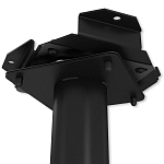 Барный стул вращающийся со спинкой и подлокотниками Douglas Rhombus Синий Велюр варинант исполнения - 6 | Loft Concept в Тюмени