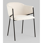 Стул Brace букле белый варинант исполнения - 1 | Loft Concept в Тюмени