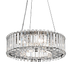 Люстра подвесная круглая с множеством вертикальных прямоугольных кристаллов Kichler варинант исполнения - 1 | Loft Concept в Тюмени