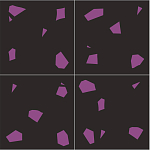 Плитка с узором Осколки варинант исполнения - 3 | Loft Concept в Тюмени