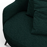 Мебельная ткань Шенилл темно-зеленый цвет 138 см T4-36 варинант исполнения - 12 | Loft Concept в Тюмени