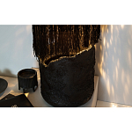 Напольная лампа черная с текстильными элементами "ЯРВИ" варинант исполнения - 7 | Loft Concept в Тюмени