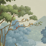 Обои ручная роспись African Savannah Eden варинант исполнения - 2 | Loft Concept в Тюмени