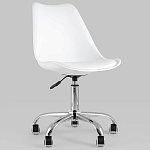 Офисный стул на металлическом основании EGGERY White пластик варинант исполнения - 2 | Loft Concept в Тюмени