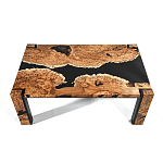 Кофейный Стол River in Autumn Elm Resin Coffee Table варинант исполнения - 2 | Loft Concept в Тюмени