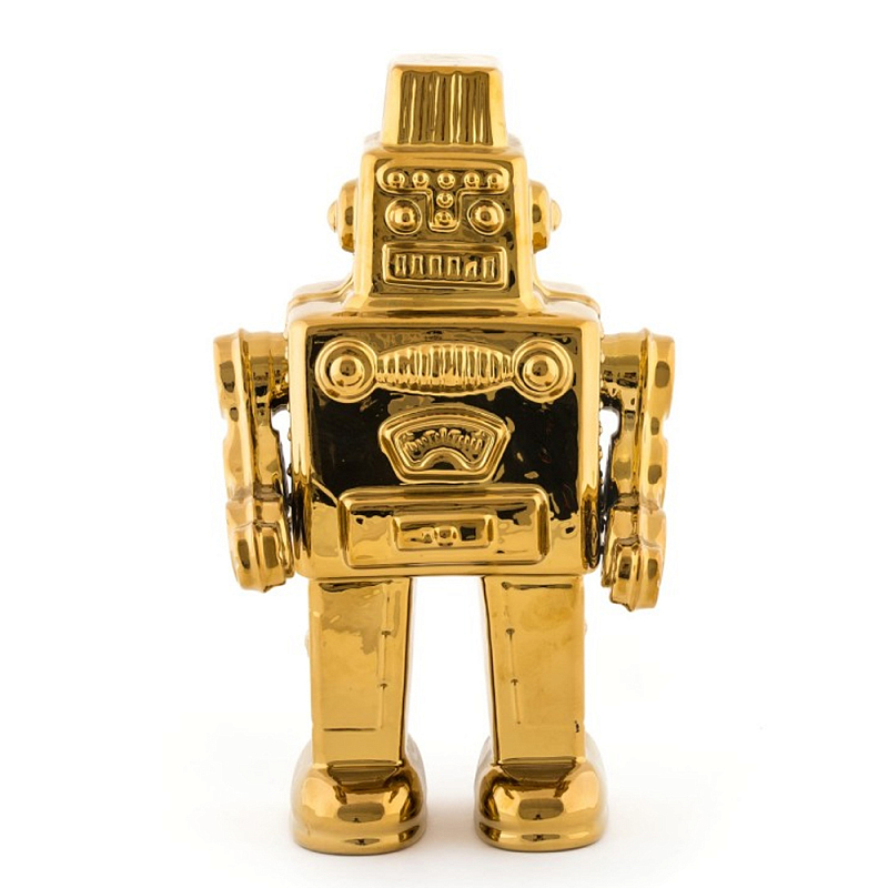 Аксессуар Seletti My Robot Gold Золотой Аксессуар Seletti My Robot Gold Золотой в Тюмени | Loft Concept