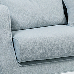 Диван Seldon с мягкими подушками голубое букле варинант исполнения - 5 | Loft Concept в Тюмени