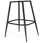 Барный стул со спинкой и подлокотниками на 4-х металлических ножках Douglas Rhombus Синий Велюр варинант исполнения - 5 | Loft Concept в Тюмени