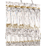 Люстра подвесная круглая из прозрачного хрусталя с золотым корпусом Selfsufficient варинант исполнения - 8 | Loft Concept в Тюмени