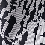 Мебельная ткань Жаккард черно-белый принт 145 см T2-126 варинант исполнения - 3 | Loft Concept в Тюмени