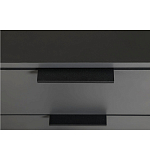 Комод цвета графит с 3-мя ящиками Strict Lines  варинант исполнения - 5 | Loft Concept в Тюмени