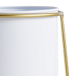 Кашпо из металла и латуни Elegance Elevated Planters белое варинант исполнения - 3 | Loft Concept в Тюмени