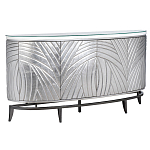 Комод фактурный серебристый с дверцами Silver Chest of Drawers варинант исполнения - 1 | Loft Concept в Тюмени