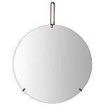 Круглое зеркало на металлическом подвесе Laier Mirror варинант исполнения - 1 | Loft Concept в Тюмени