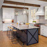 Подвесной светильник с прозрачным коническим стеклянным плафоном в современном стиле Feiss варинант исполнения - 3 | Loft Concept в Тюмени