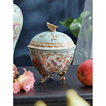 Шкатулка голубого цвета с цветочными орнаментами Blue Garden варинант исполнения - 3 | Loft Concept в Тюмени