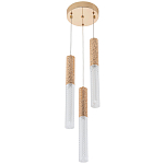 Подвесной светильник Dew Drops Tube Gold Trio Hanging Lamp варинант исполнения - 3 | Loft Concept в Тюмени