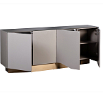 Комод со стеклянной столешницей и с выдвижными ящиками Minimalist Accent варинант исполнения - 2 | Loft Concept в Тюмени