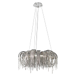 Люстра круглая подвесная с металлическими дугами и длинными цепочками 80 см Atlantis Chain варинант исполнения - 2 | Loft Concept в Тюмени