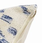 Чехол на подушку с узором в этно-стиле Blue Ikat варинант исполнения - 2 | Loft Concept в Тюмени