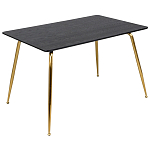 Обеденный стол на металлических ножках Casey Brass Dining Table варинант исполнения - 1 | Loft Concept в Тюмени