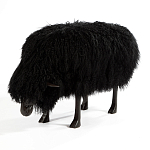 Банкетка Овечка черная Sheep Bench Black head down варинант исполнения - 2 | Loft Concept в Тюмени