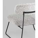 Кресло лаунж Kate букле серый варинант исполнения - 3 | Loft Concept в Тюмени