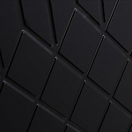 Комод черный округлой формы с рельефным фасадом Black Cut варинант исполнения - 5 | Loft Concept в Тюмени